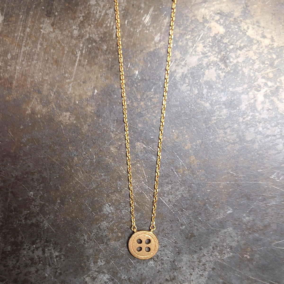 Katie Peak Katie Peak "The Love Button" Button Charm Necklace - Little Miss Muffin Children & Home