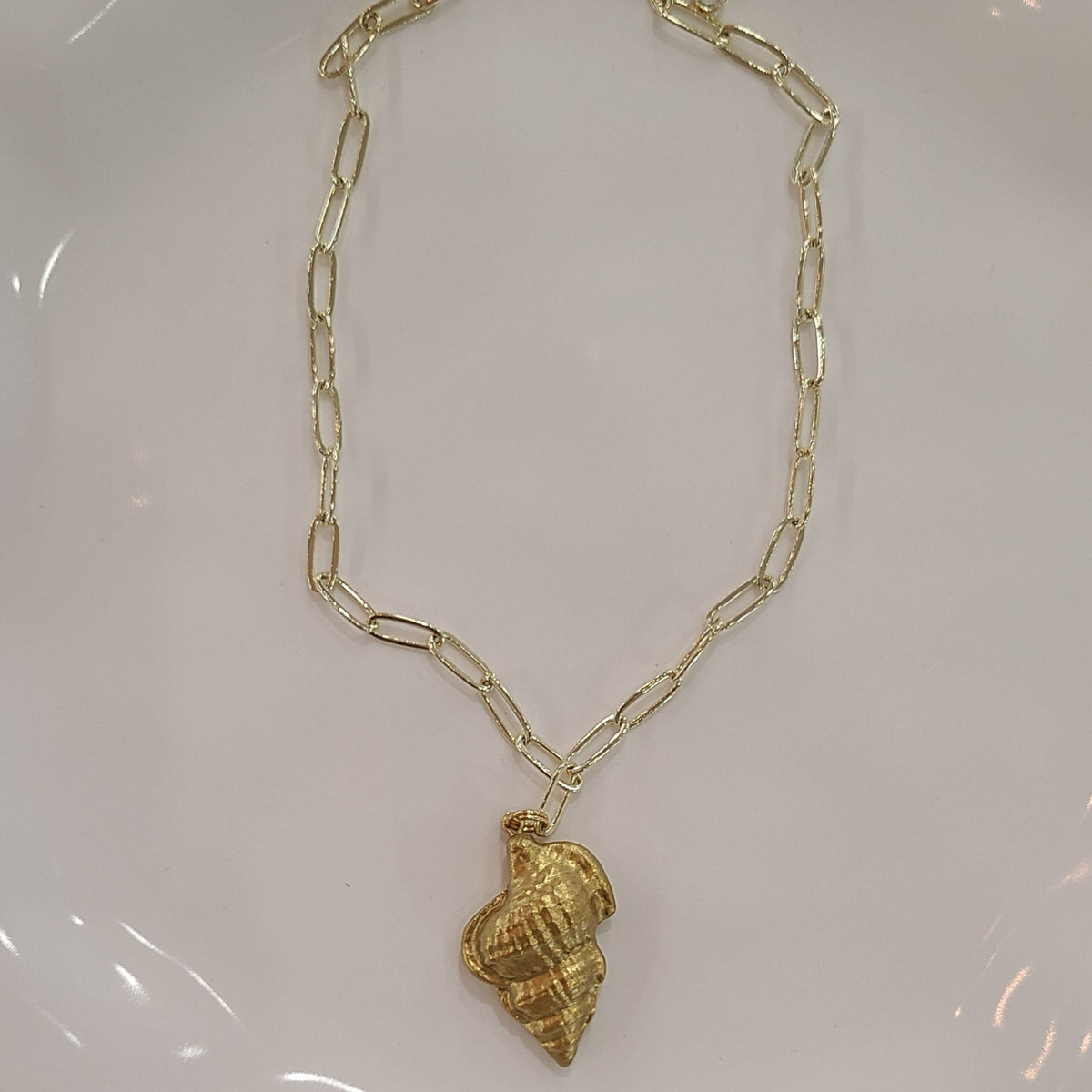 Carol Cassisa Shell Paper Clip Necklace - Little Miss Muffin Children & Home