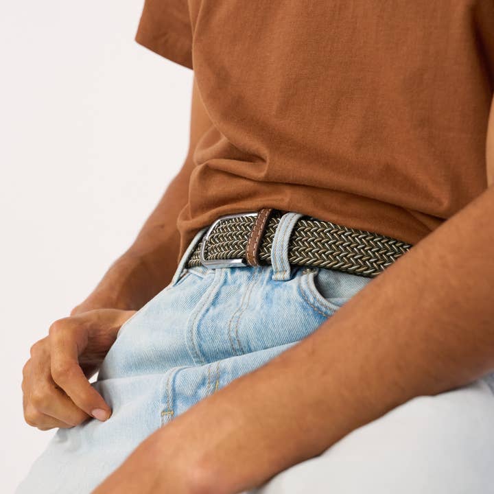 Quebec Elastic Braided Belt