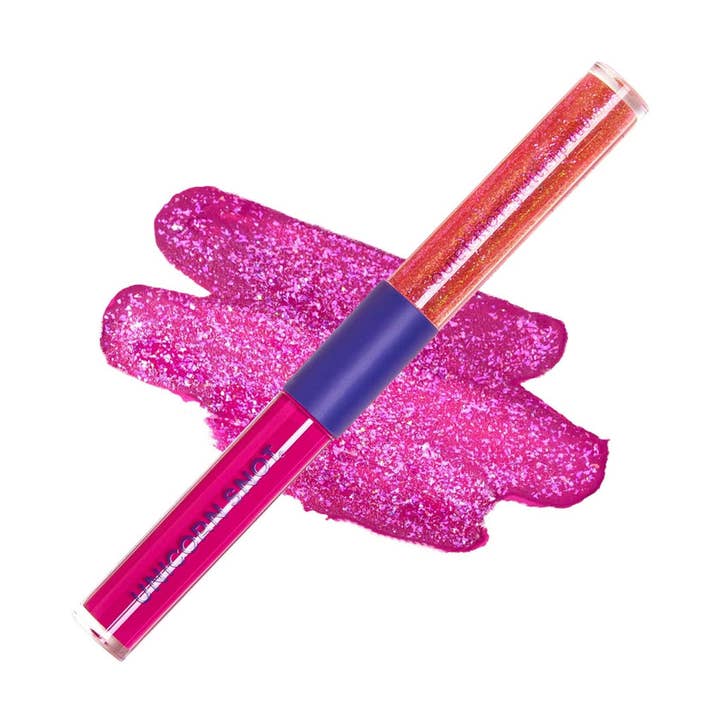 Quiet Riot 2in1 Pink-Fusion Glitter Lip Duo Lip Paint