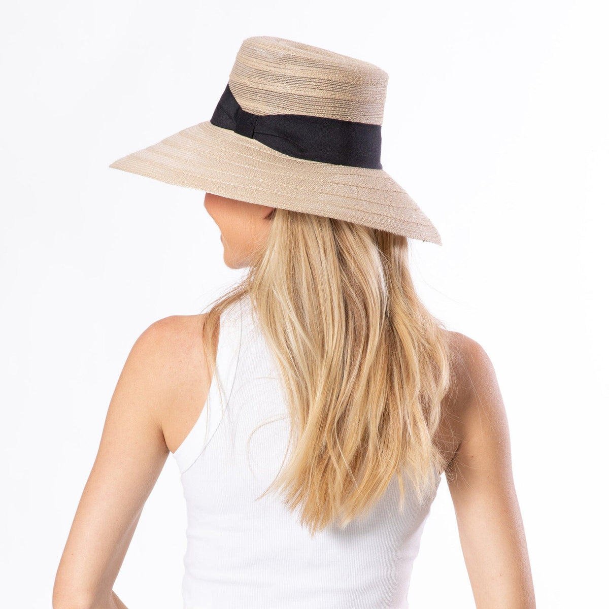 San Diego Hat Company Mabel Wide Brim Hat with Grosgrain Band - Little Miss Muffin Children & Home