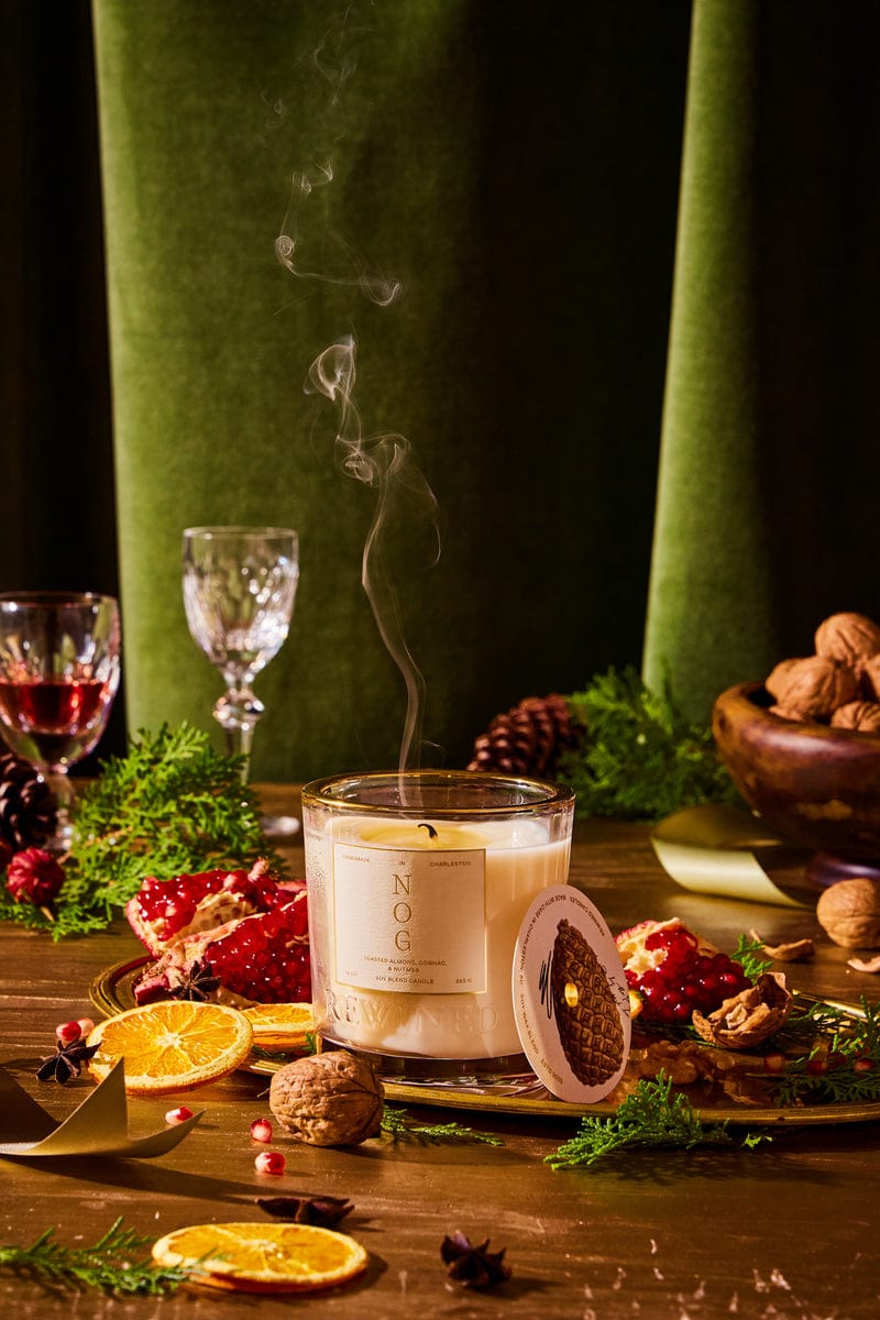 egg nog candle