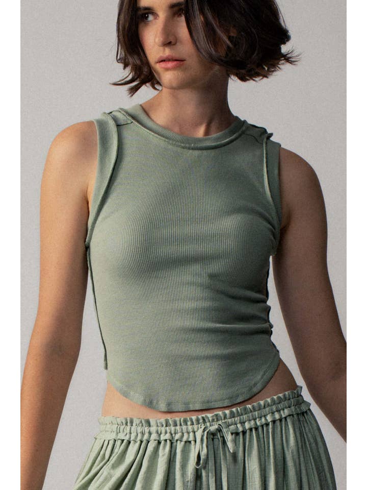 Ribbed Slim Fit Tank Top