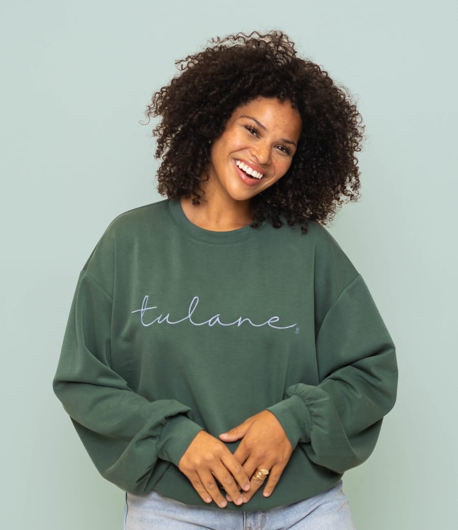Bomb Designs Women's Buttery Soft Tulane Pullover - Little Miss Muffin Children & Home
