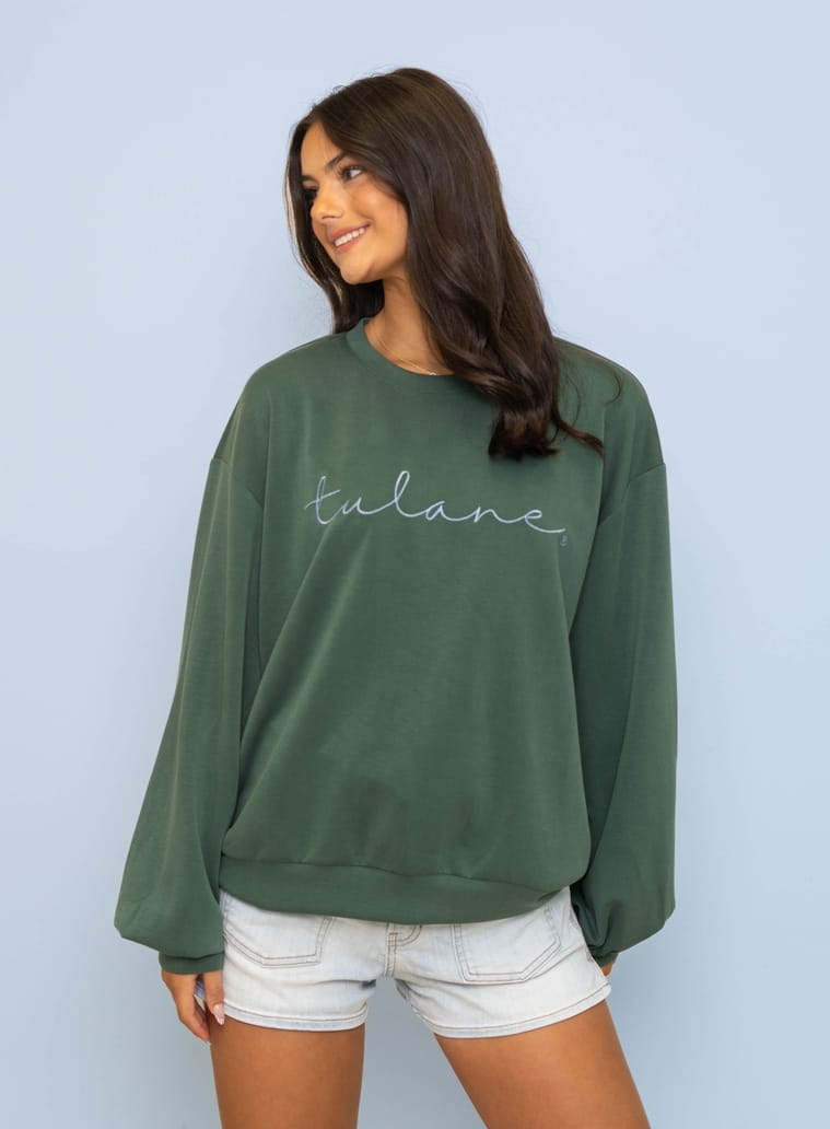 Bomb Designs Women's Buttery Soft Tulane Pullover - Little Miss Muffin Children & Home