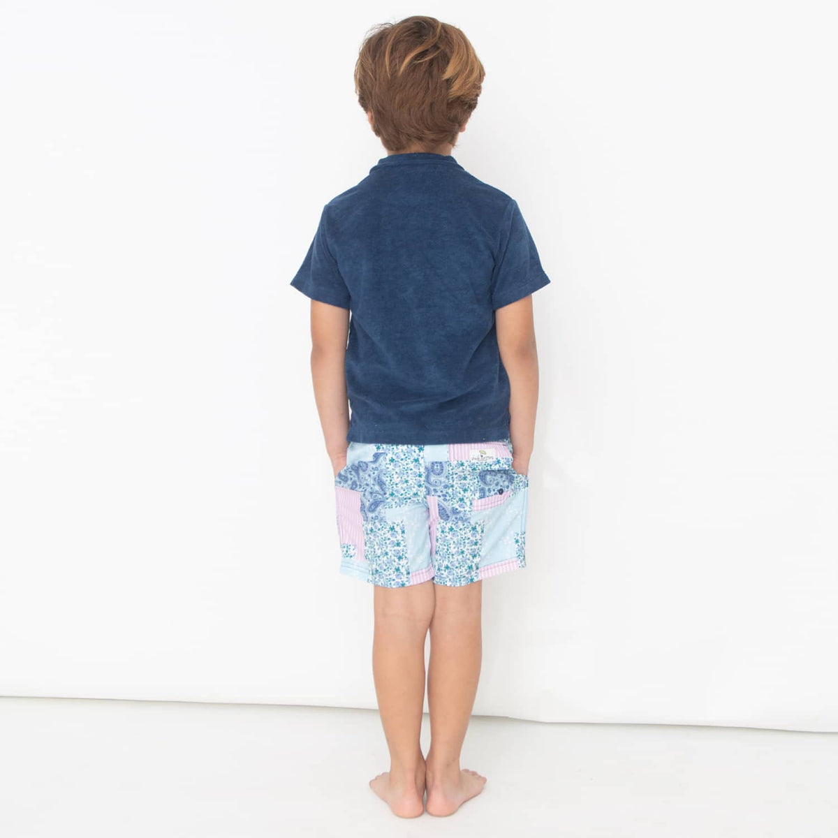 Shade Critters Shade Critters Boys Terry Polo - Navy - Little Miss Muffin Children & Home
