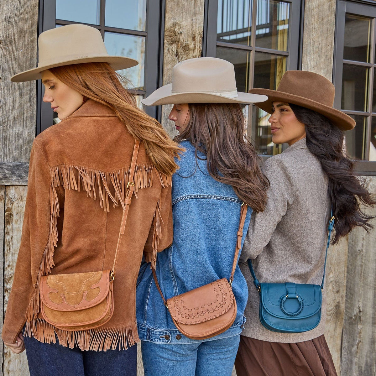 Hobo Kiva Small Crossbody in Pebbled Leather, Peacock Feather - Little Miss Muffin Children & Home