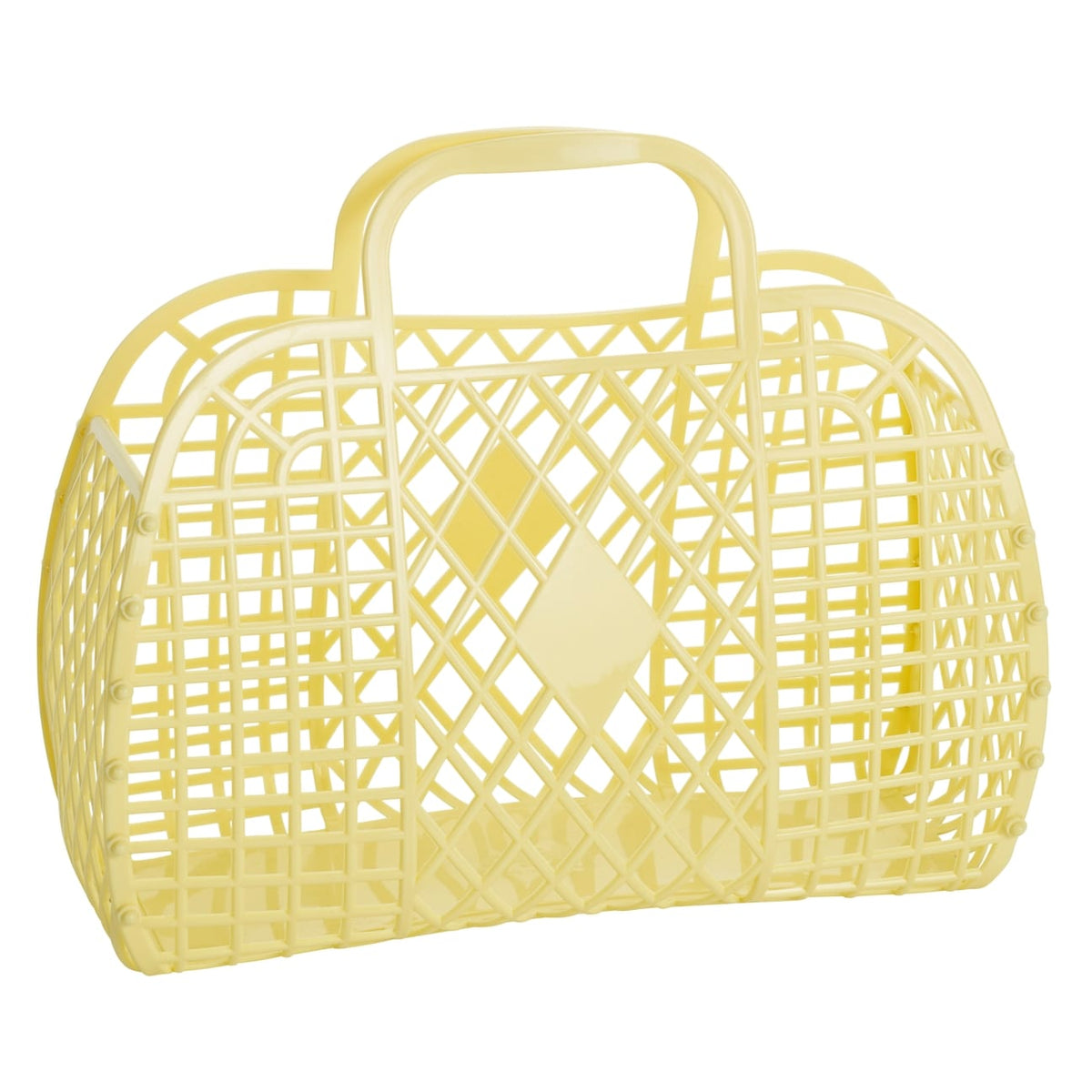 Retro Basket Jelly Bag in Primrose Yellow
