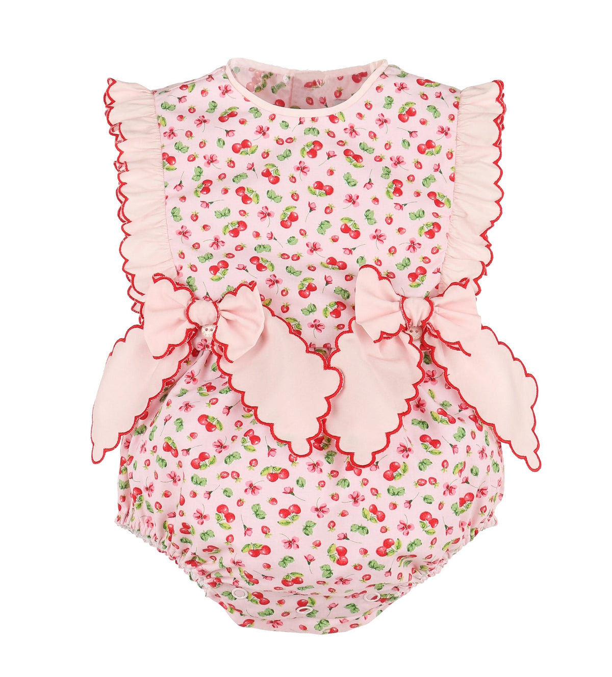 Casero & Associates Casero & Associates Summer Berries OG Girl Overall, Print - Little Miss Muffin Children & Home
