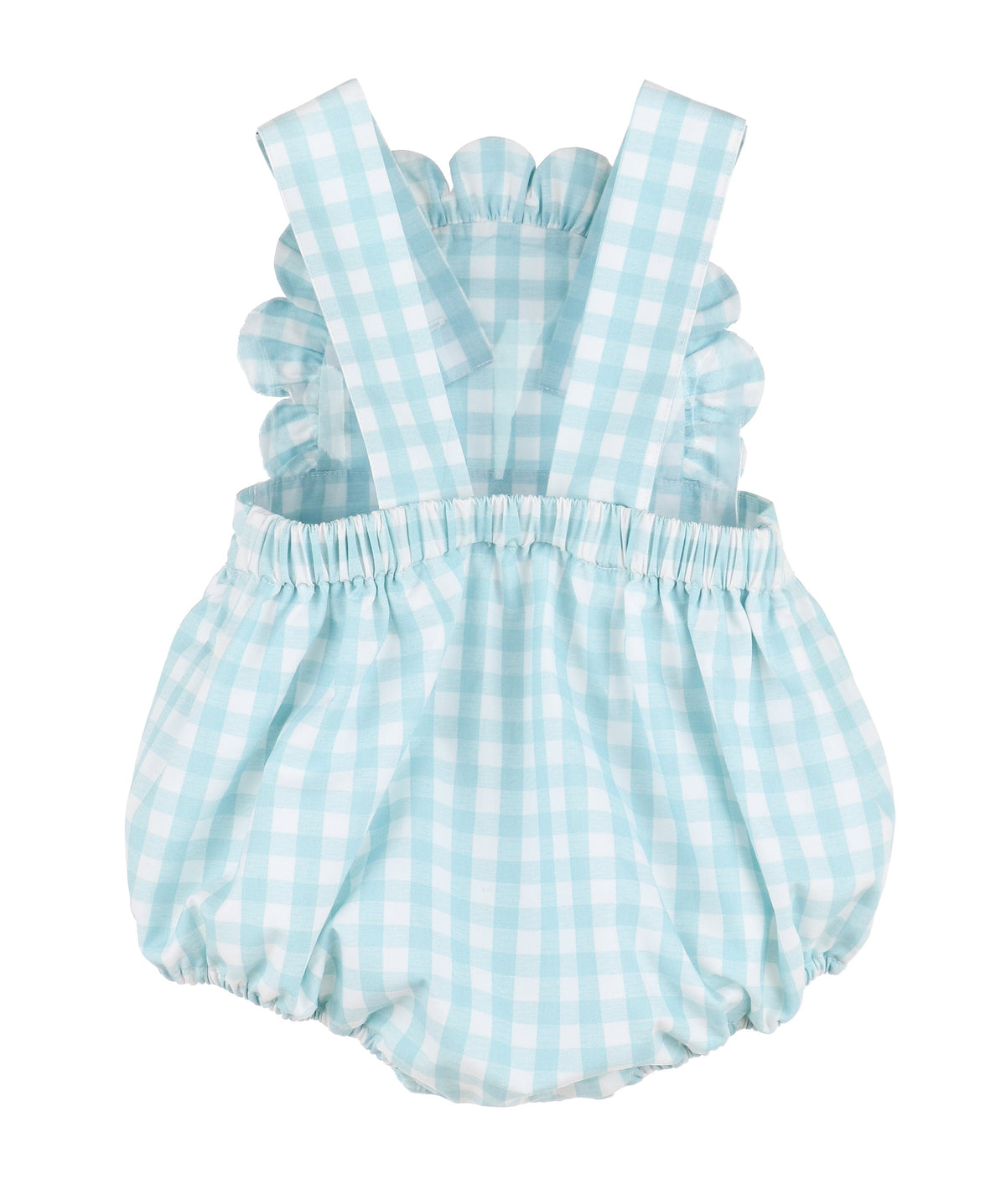 Casero & Associates Casero & Associates Azure Stroller Ruffle Sunsuit, Aqua - Little Miss Muffin Children & Home