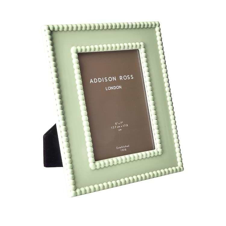 Sage Bobbin Lacquer Photo Frame 5x7