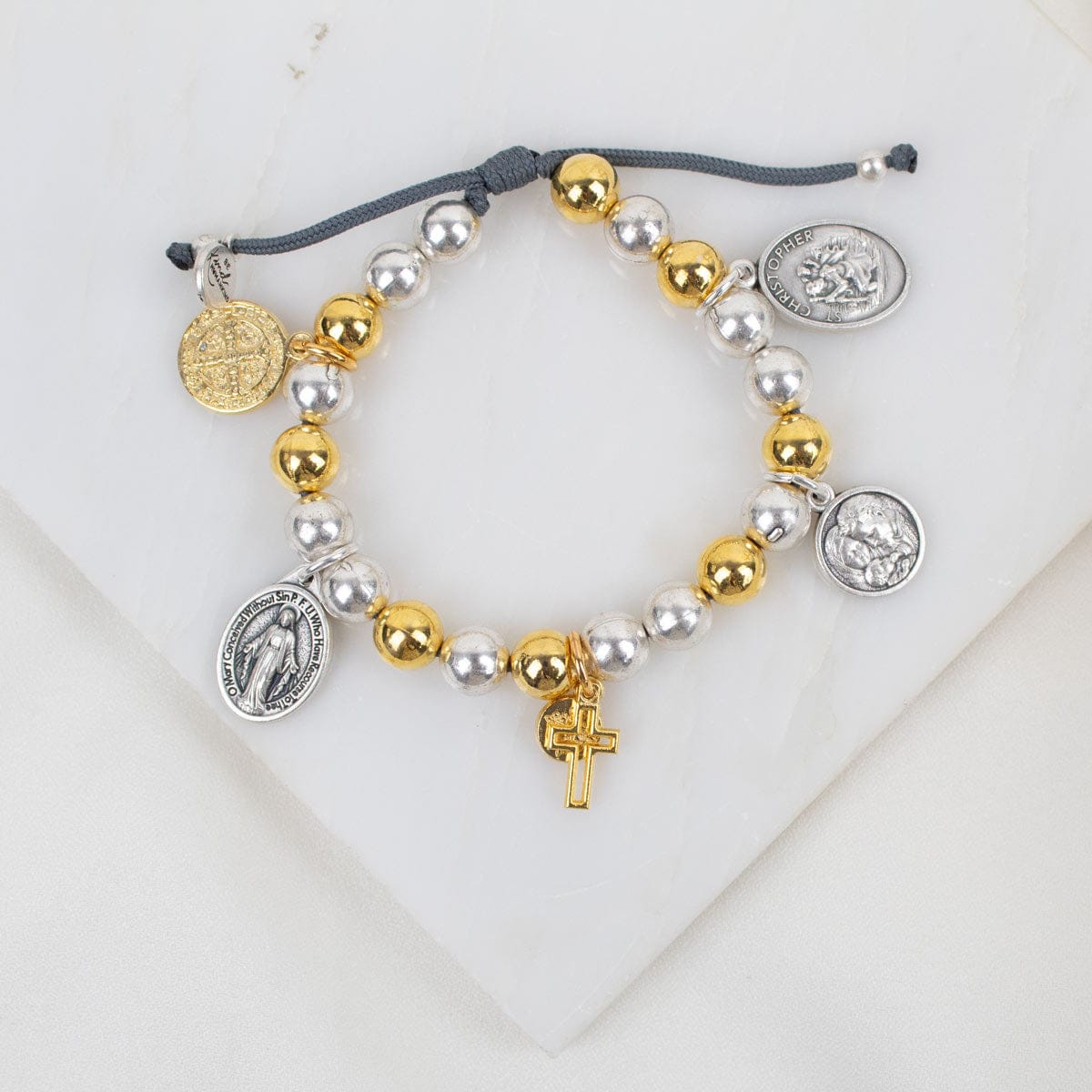 My Saint My Hero Saints & Heroes Charm Bracelet - Little Miss Muffin Children & Home