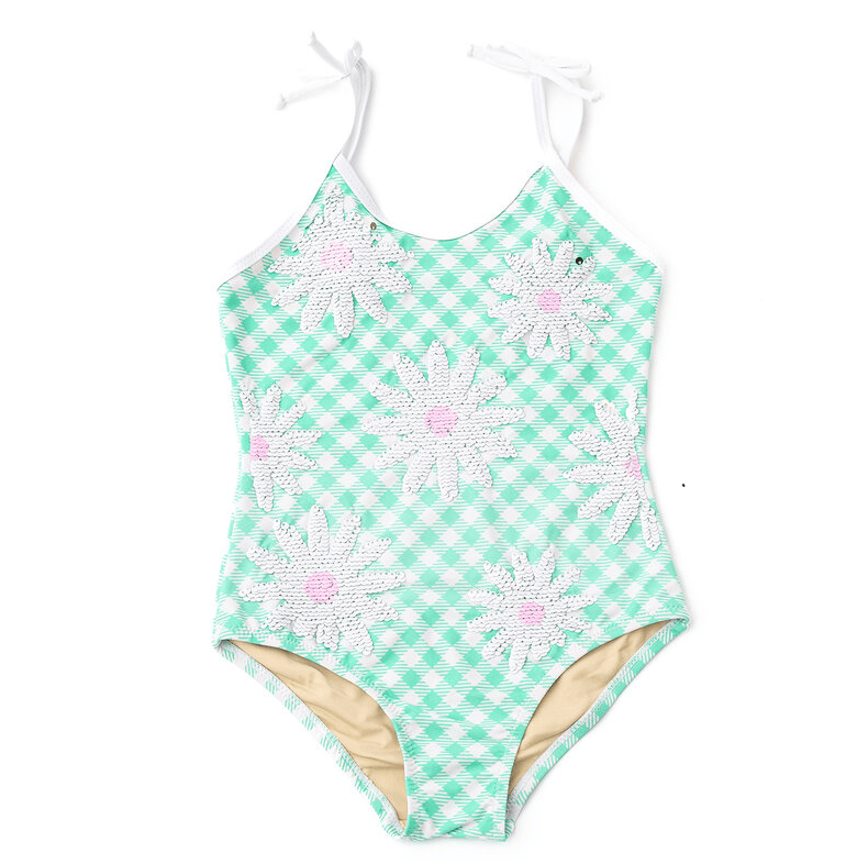 Shade Critters Daisy Stripe Sequins 1pc - Little Miss Muffin Children & Home