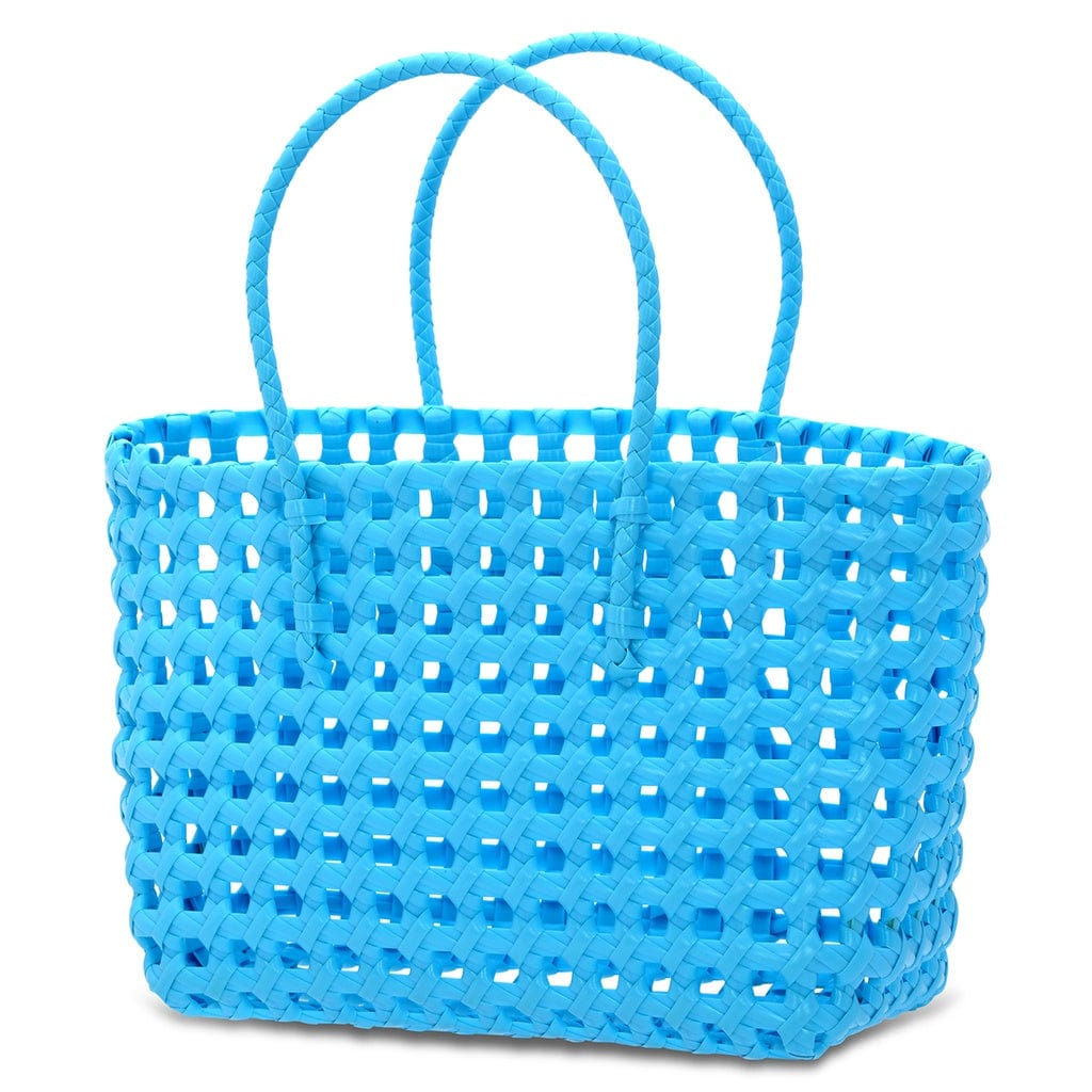 iScream iScream Small Blue Woven Tote - Little Miss Muffin Children & Home