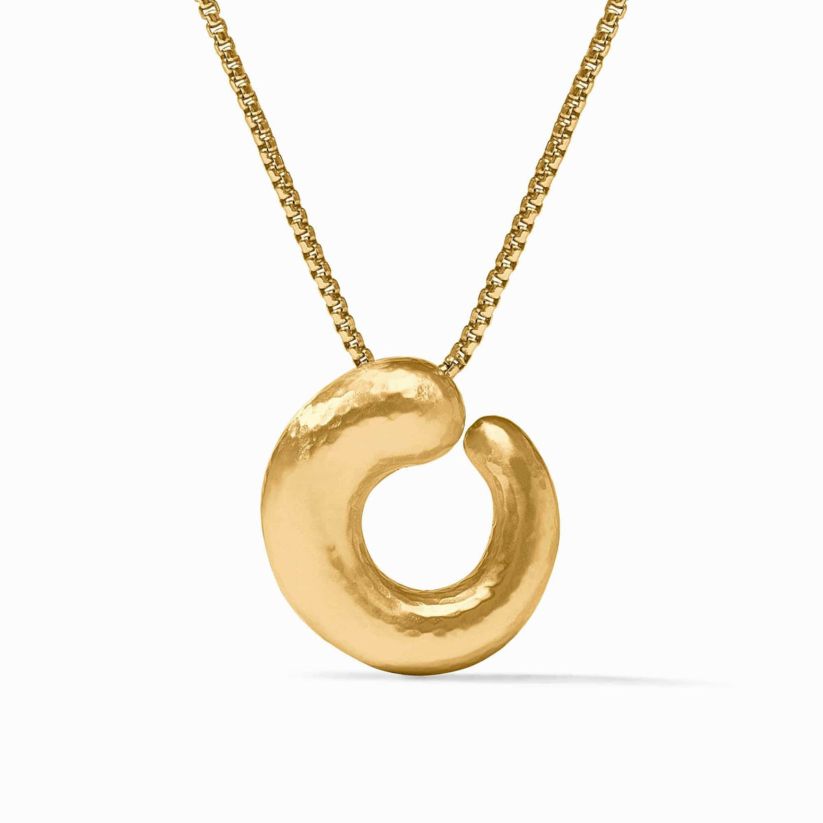 Gold Solara Spiral Pendant