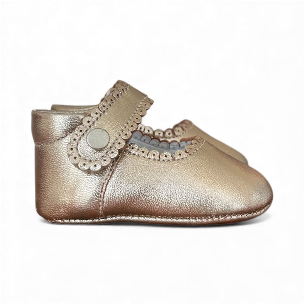Sophie Gold Baby Shoes