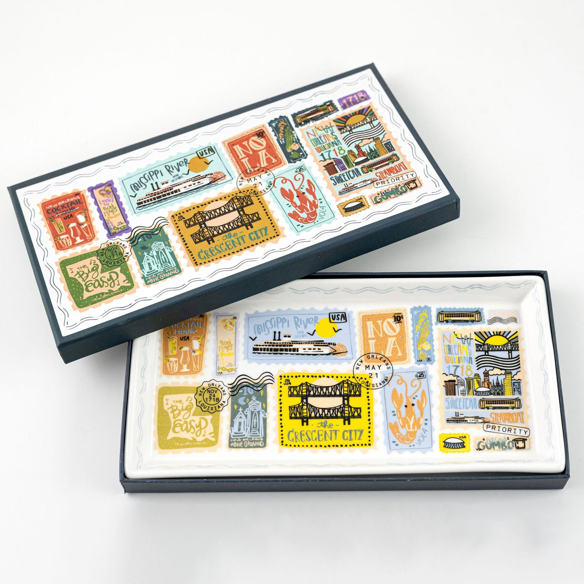 The Parish Line The Parish Line New Orleans Stamps Tray - Little Miss Muffin Children & Home