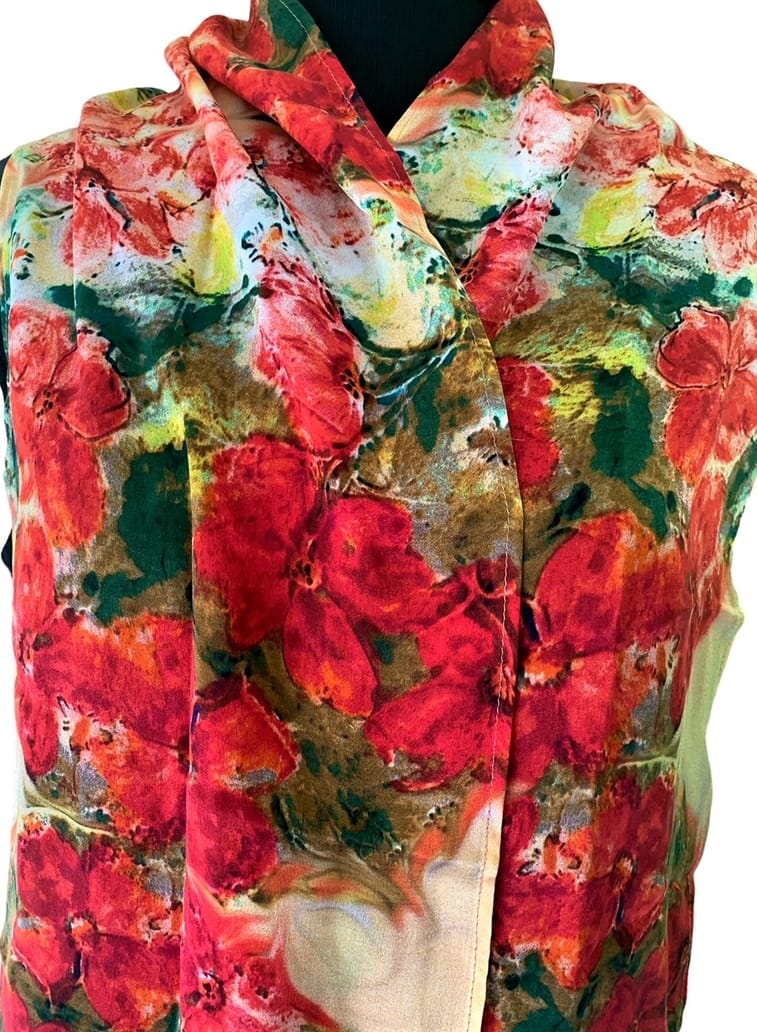 Step Into Pollination Silk Scarf
