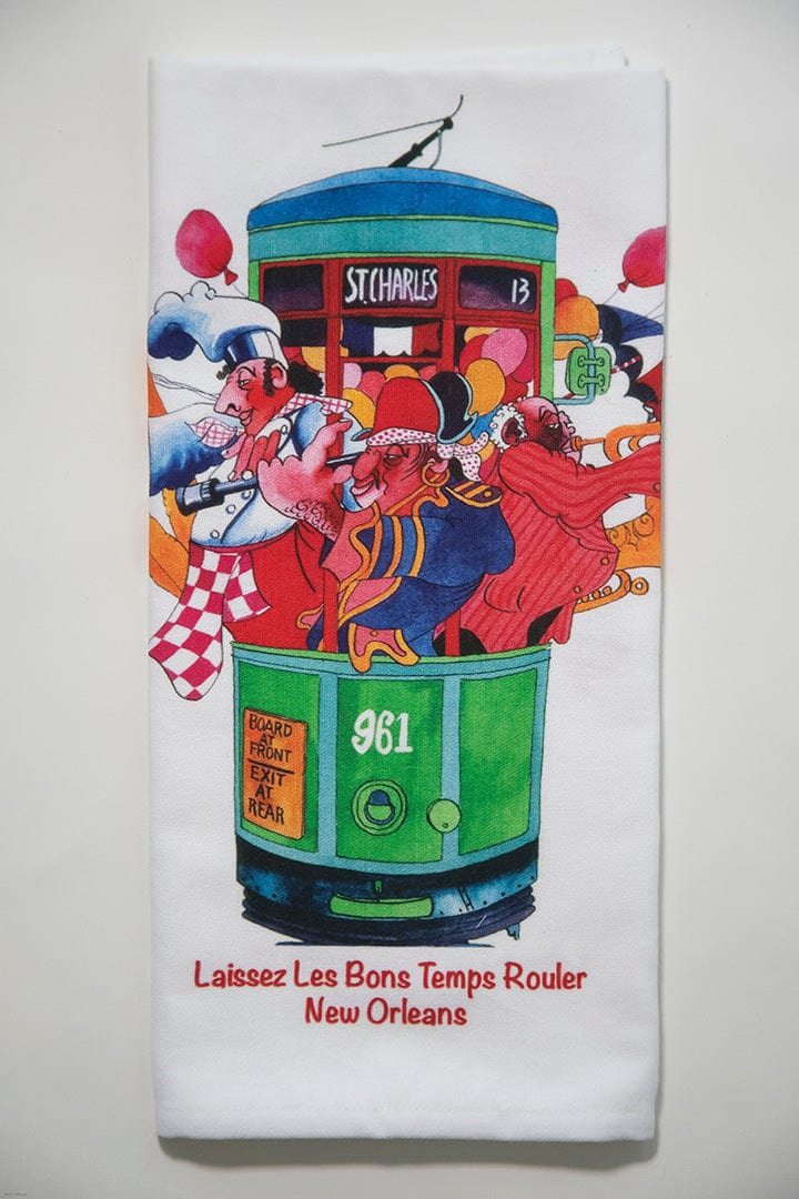 Youngberg & Co Inc Youngberg & Co New Orleans Street Car Towel - Little Miss Muffin Children & Home