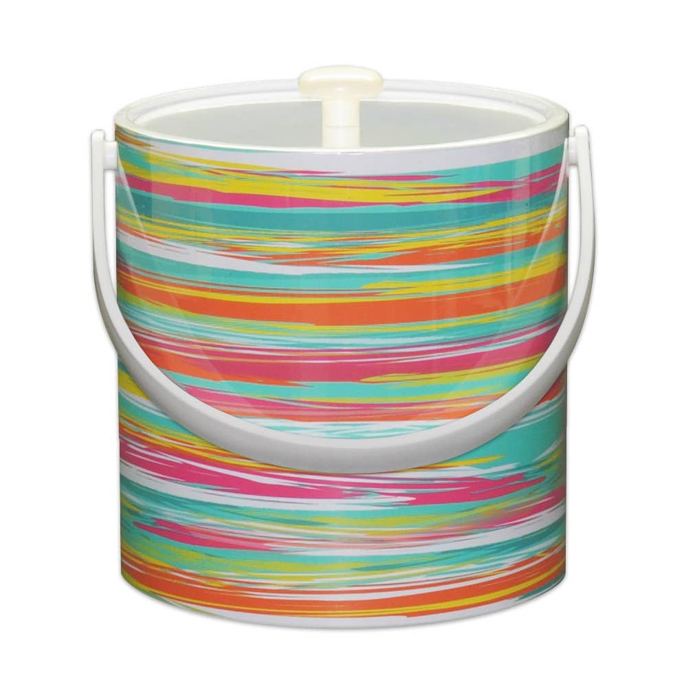 Stripes 3 Quart Ice Bucket