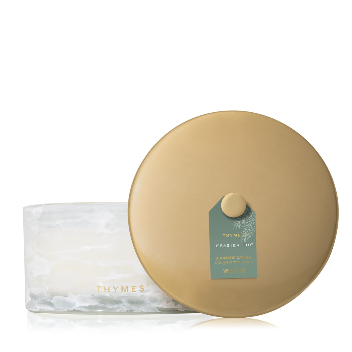 Thymes Frasier Fir Tidings 4-Wick Candle 21oz - Little Miss Muffin