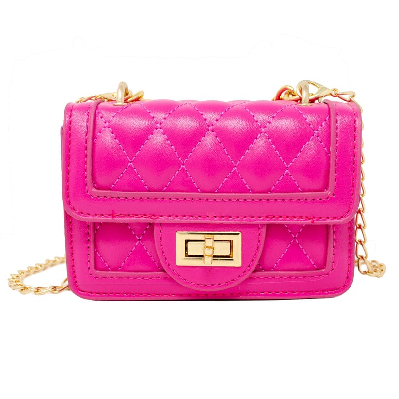 Zomi Gems Zomi Gems Tiny Classic Quilted Mini Purse, Hot Pink - Little Miss Muffin Children & Home