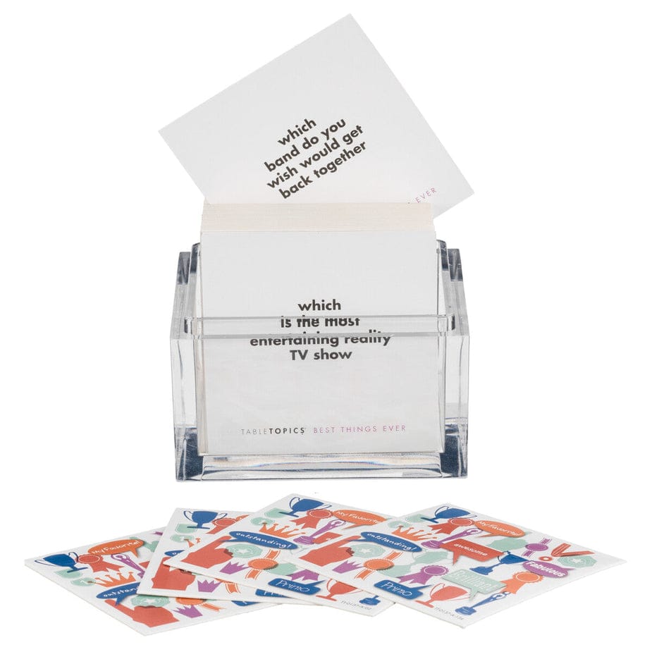 TableTopics Best Things Ever Conversation Starter Game - Little Miss Muffin Children & Home