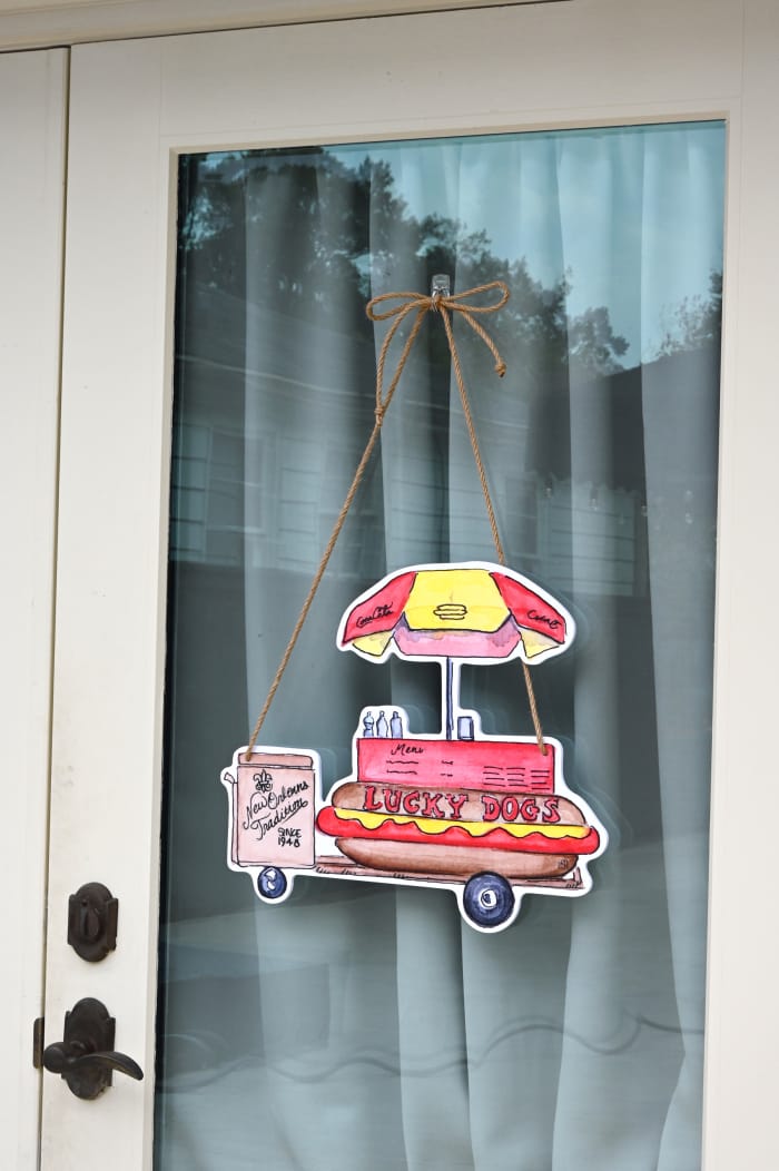 Lucky Dog Door Hanger