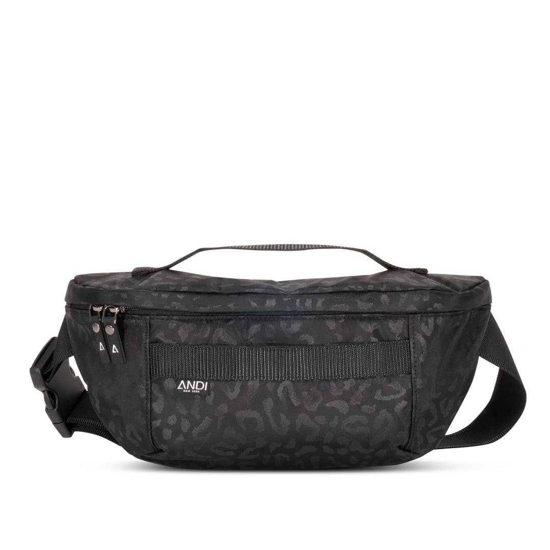The Bum Bag Black Leopard