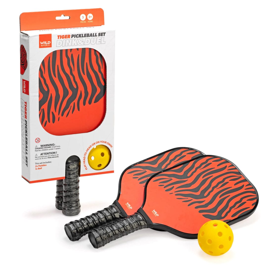 Wild Republic Tiger Pickleball Set