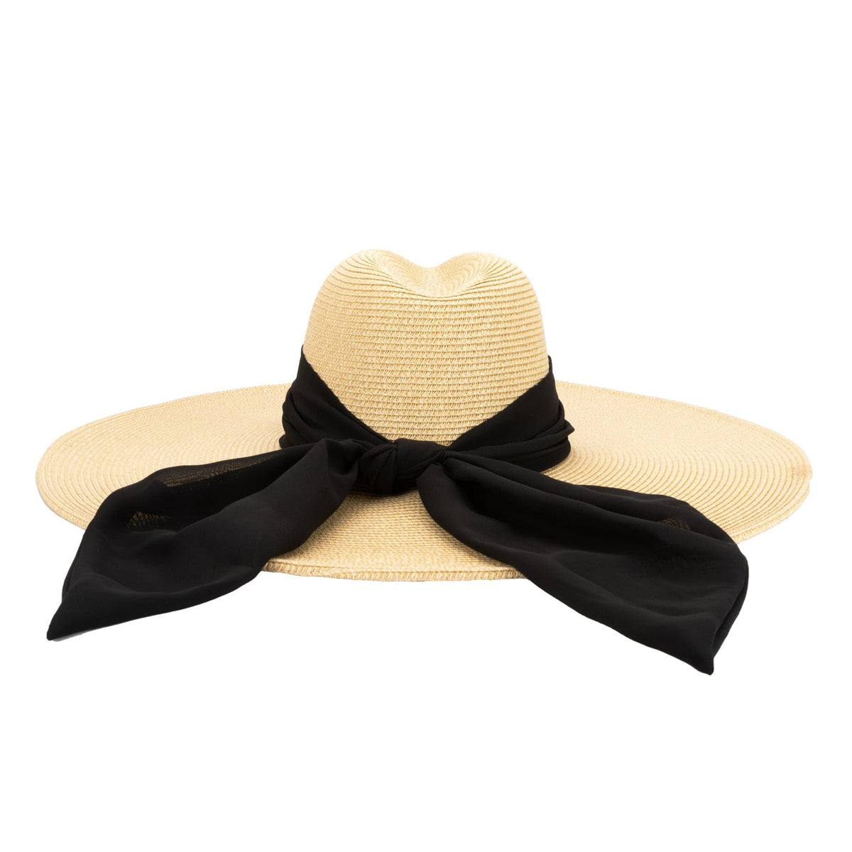 Boardwalk Ultrabraid Pinch Crown Wide Brim Sun Hat with Printed Fabric Band