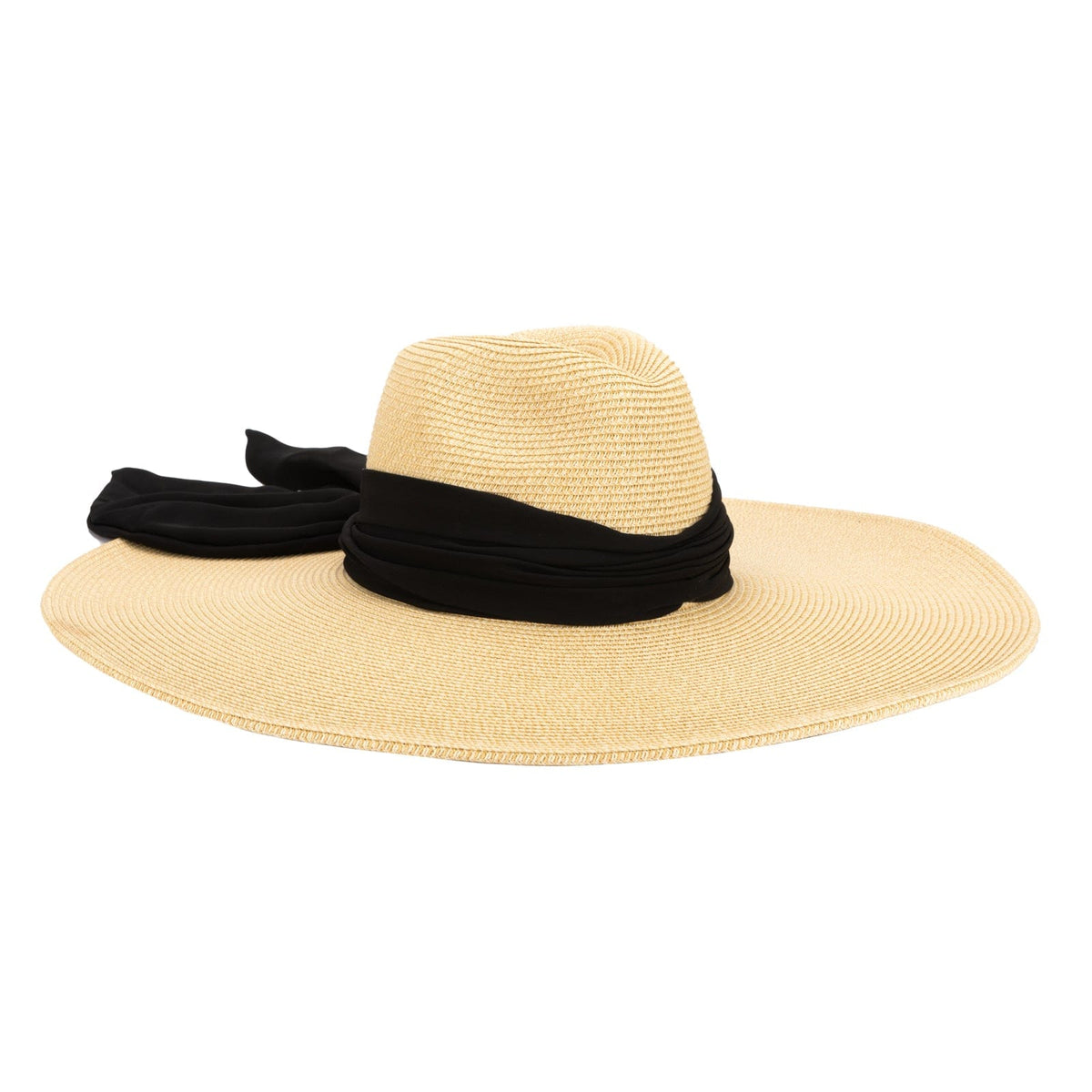 San Diego Hat Company Boardwalk Ultrabraid Pinch Crown Wide Brim Sun Hat with Printed Fabric Band - Little Miss Muffin Children & Home