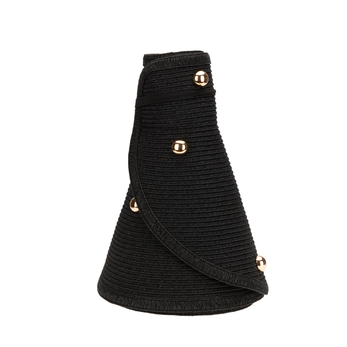 San Diego Hat Company Ruth Wide Brim Roll Up Visor with Gold Beads - Little Miss Muffin Children & Home