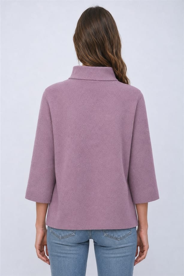 Fate by LFD Mock Neck Pull Over Bell Sleeve Sweater, 4 Colors Available - Little Miss Muffin Children & Home