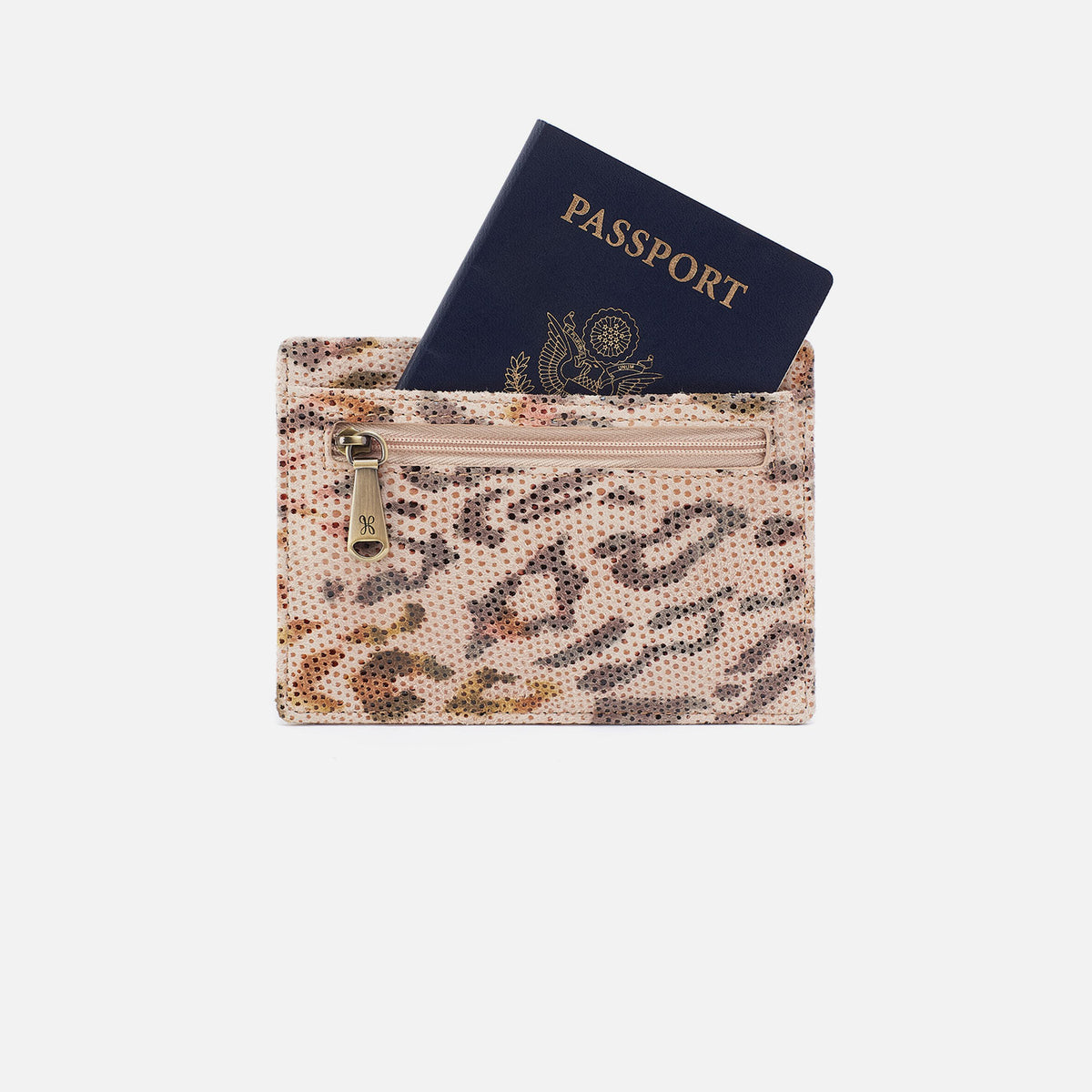 Hobo Euro Slide Card Case In Printed Leather Summer Safari - Little Miss Muffin Children & Home