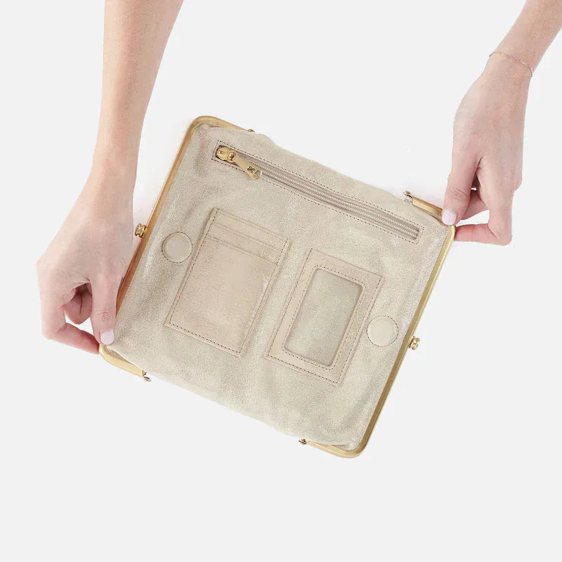 Hobo Lauren Clutch-Wallet in Metallic Leather - Little Miss Muffin Children & Home