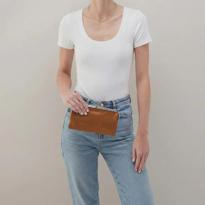 Hobo Lauren Clutch-Wallet in Polished Leather - Little Miss Muffin Children & Home