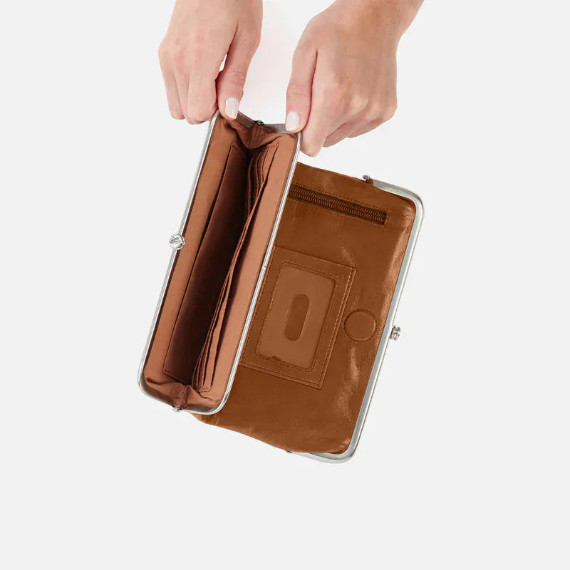 Hobo Lauren Clutch-Wallet in Polished Leather - Little Miss Muffin Children & Home