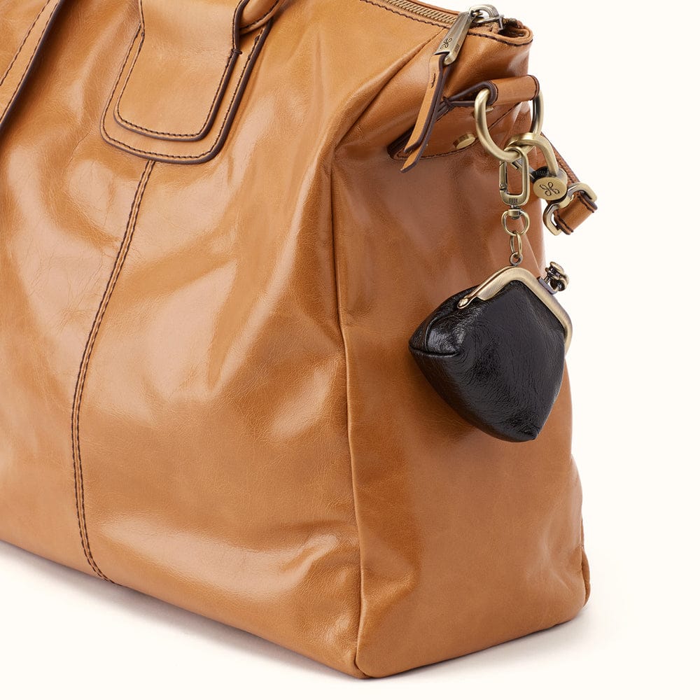 Hobo Run Frame Pouch Polished Leather - Black - Little Miss Muffin Children & Home