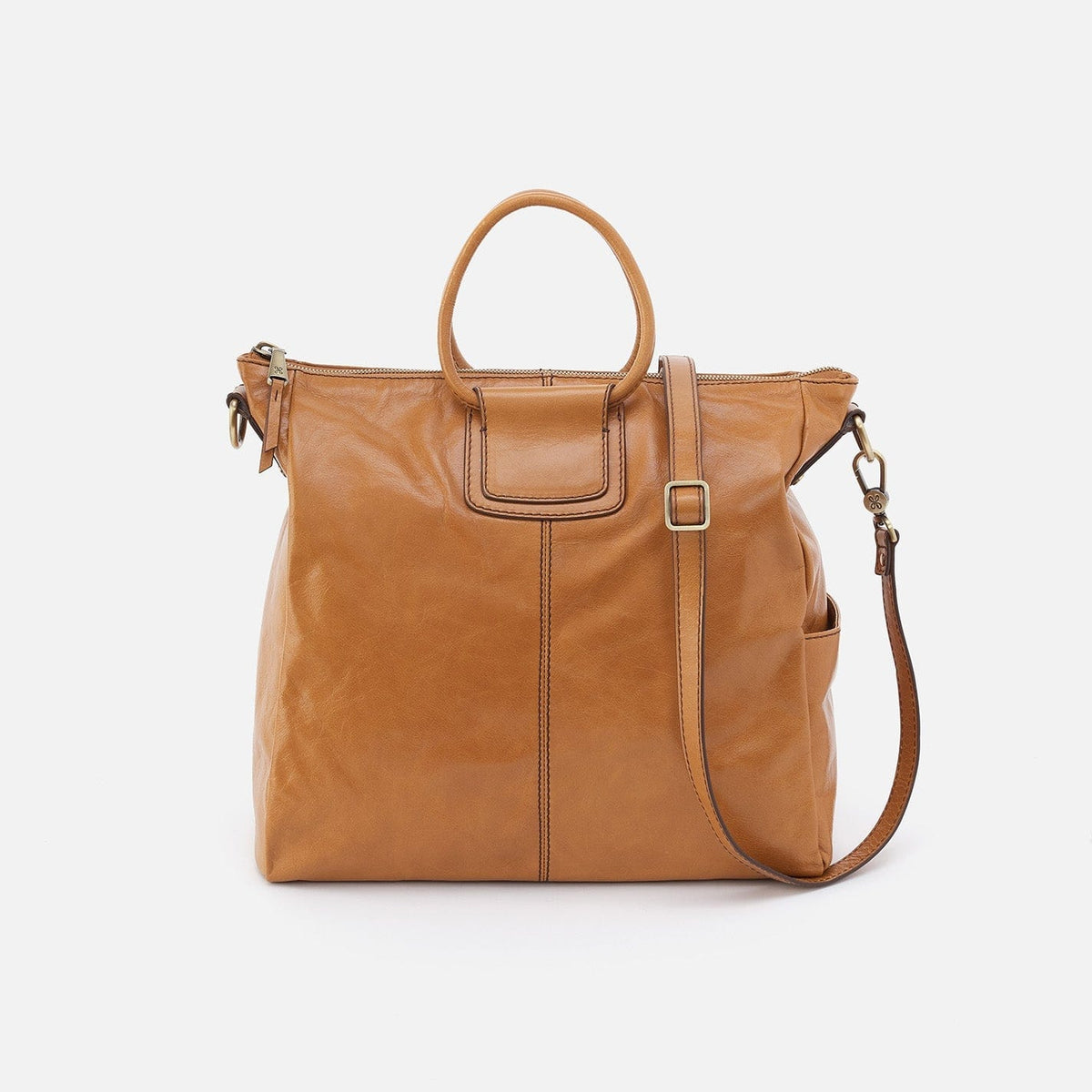Hobo Hobo Sheila Large Satchel In Polished Leather in Natural - Little Miss Muffin Children & Home