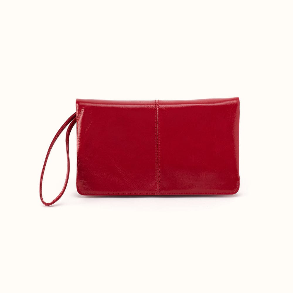 Hobo Evolve Wristlet Polished Leather - True Red - Little Miss Muffin Children & Home
