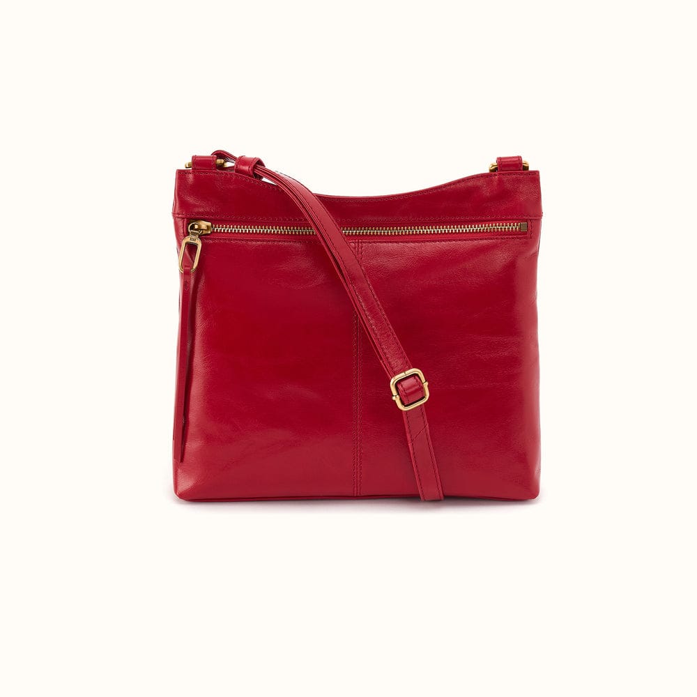 Hobo Cambel Crossbody Polished Leather - True Red - Little Miss Muffin Children & Home