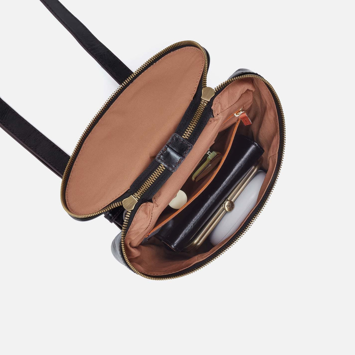 Hobo Sheila Sling in Polished Leather - Black - Little Miss Muffin Children & Home