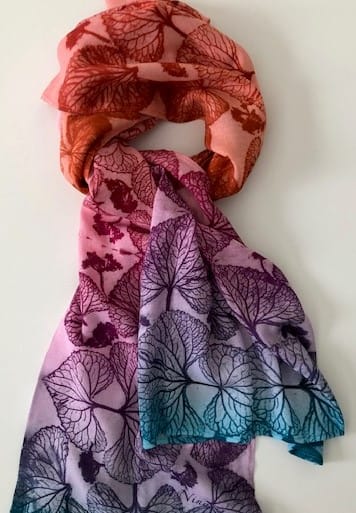 Violets Forever Cotton Scarf