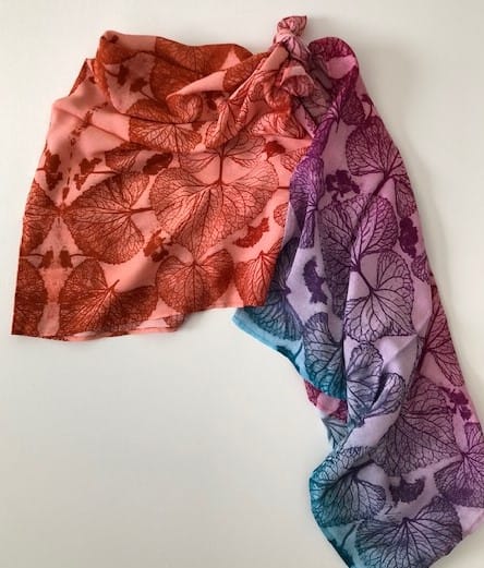 Violets Forever Cotton Scarf