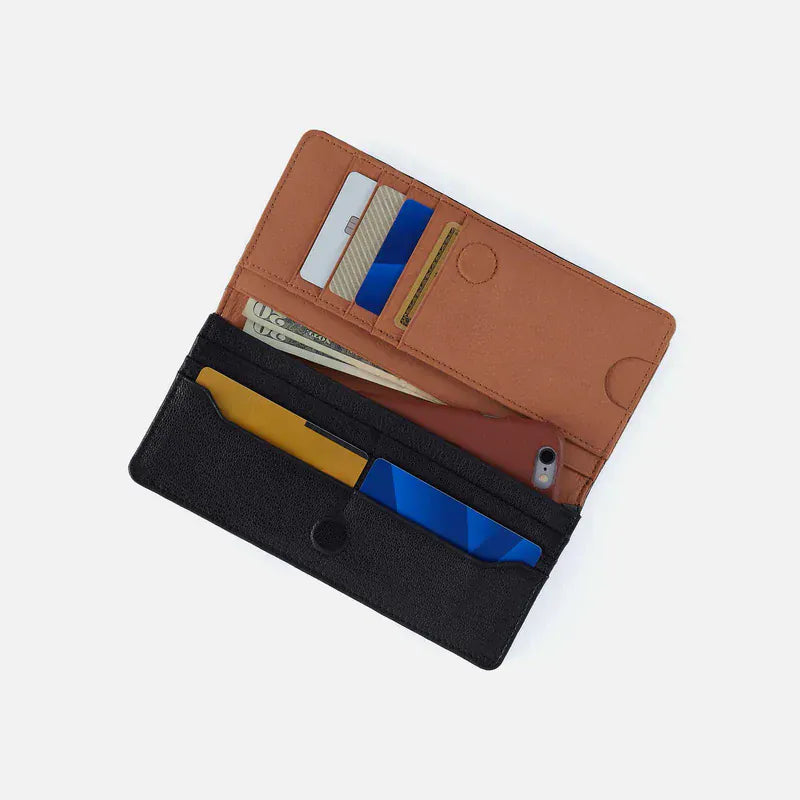 Hobo Hutton Large Wallet in Micrograin Leather - Little Miss Muffin Children & Home