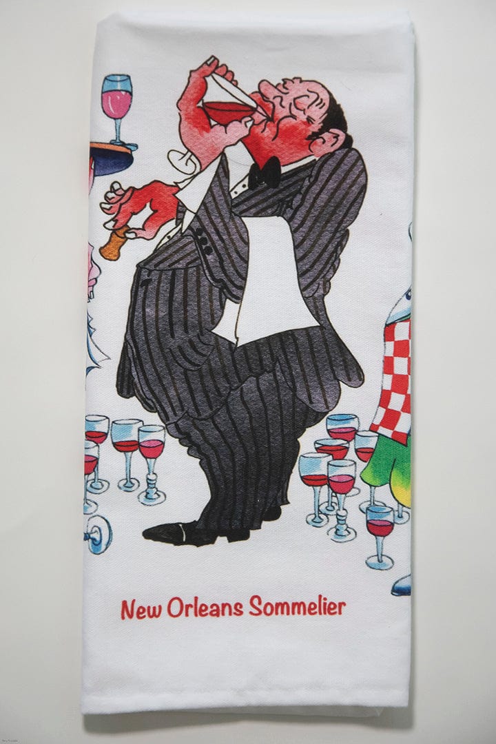 Youngberg & Co Inc Youngberg & Co New Orleans Wine Sommelier Towel - Little Miss Muffin Children & Home