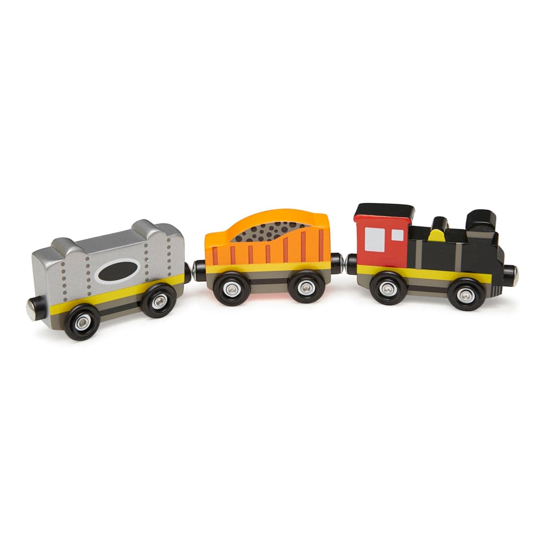 Melissa & Doug Melissa & Doug Wooden Train Cars, 8 PC Set - Little Miss Muffin Children & Home