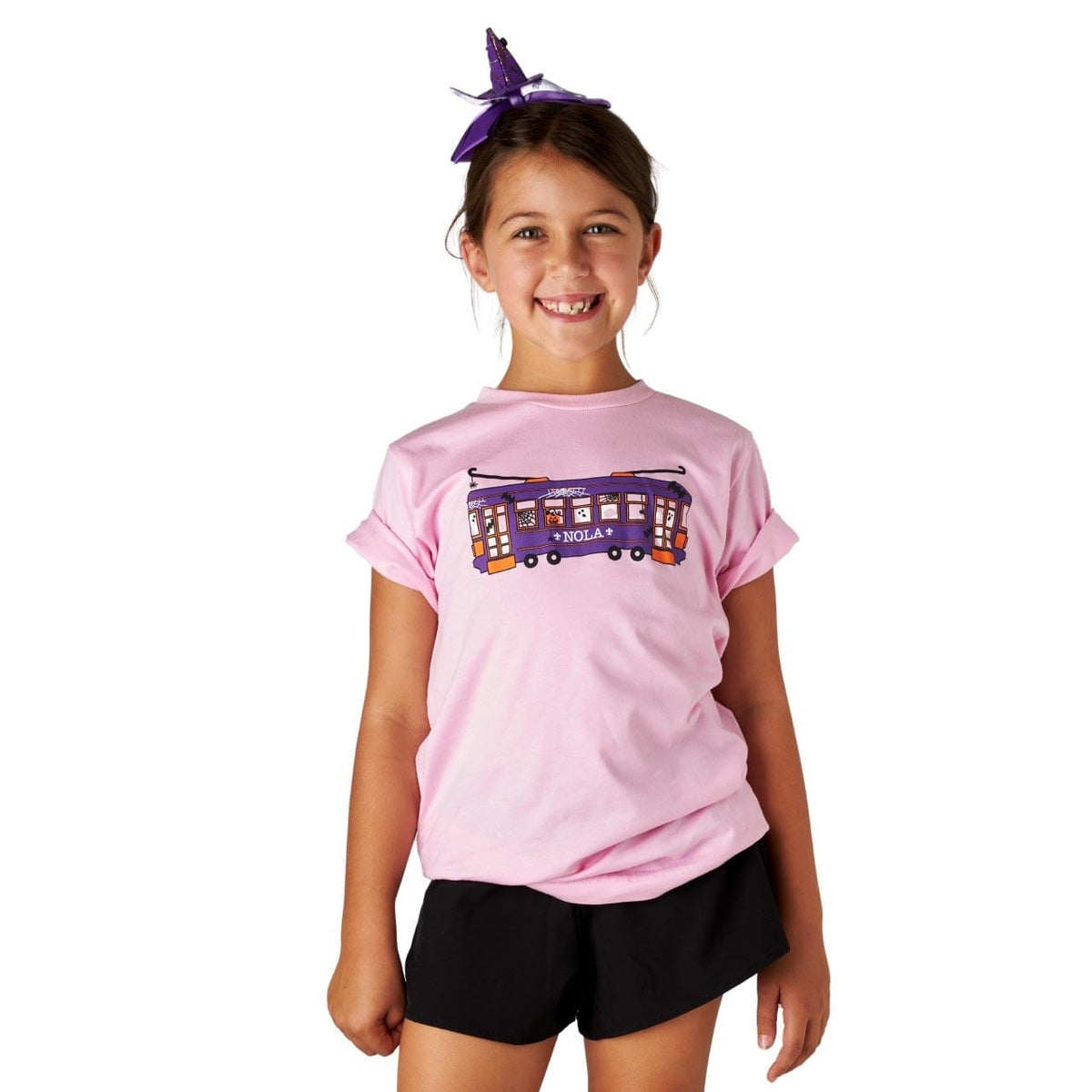 Bon Temps Boutique Kids' Haunted Streetcar Classic Tee, 3 Colors - Little Miss Muffin Children & Home