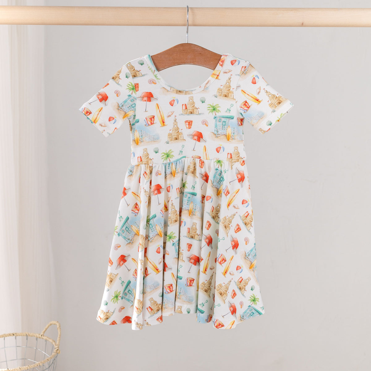 Nola Tawk Beach Day Organic Cotton Twirl Dress - Little Miss Muffin Children & Home